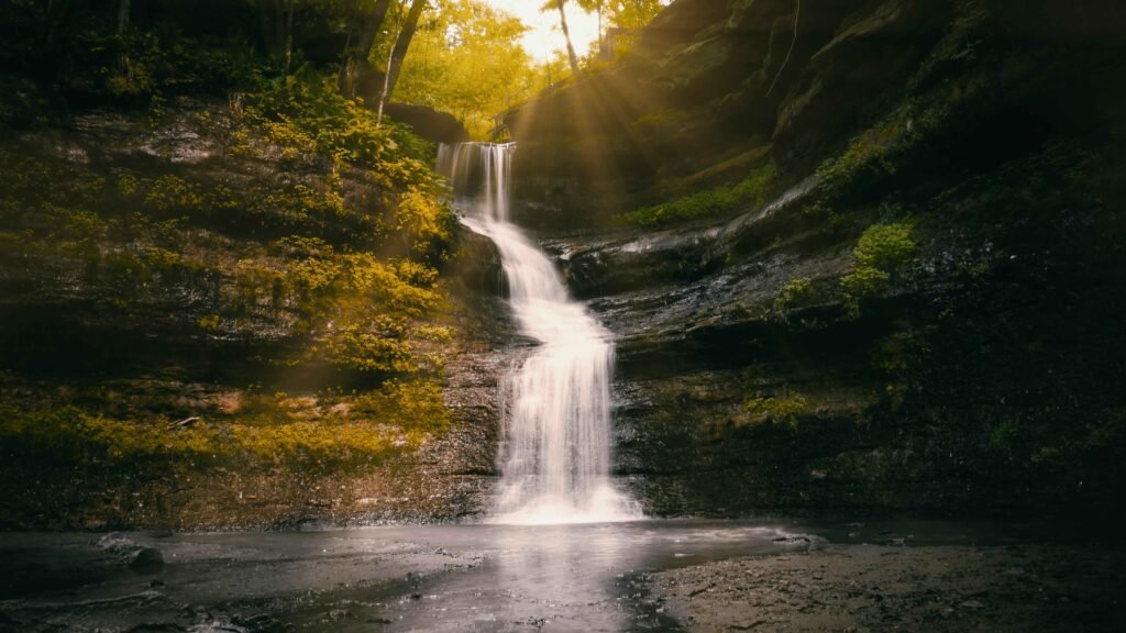 Raghupur Fort Waterfall