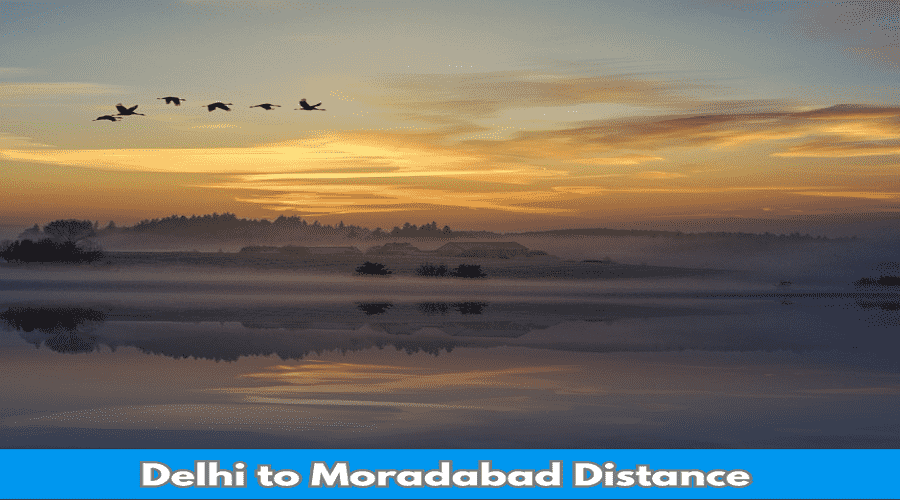 delhi to moradabad distance