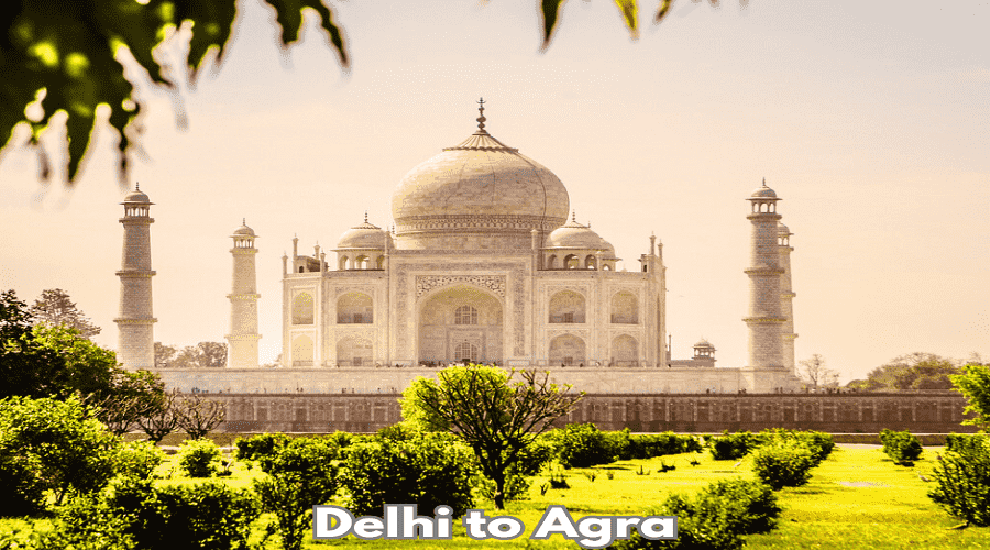 delhi to agra