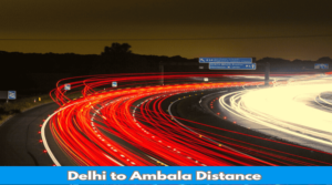 delhi to ambala distance