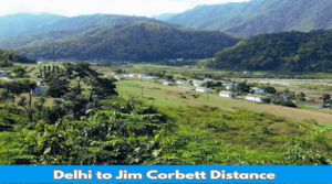 delhi to jim corbett distance