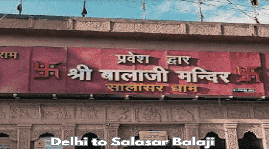 Delhi to Salasar Balaji distance