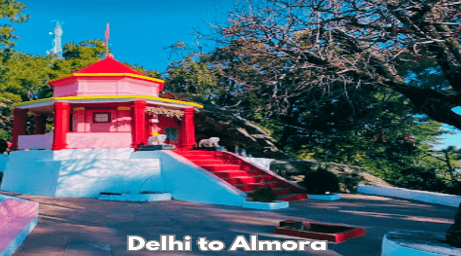 delhi to almora